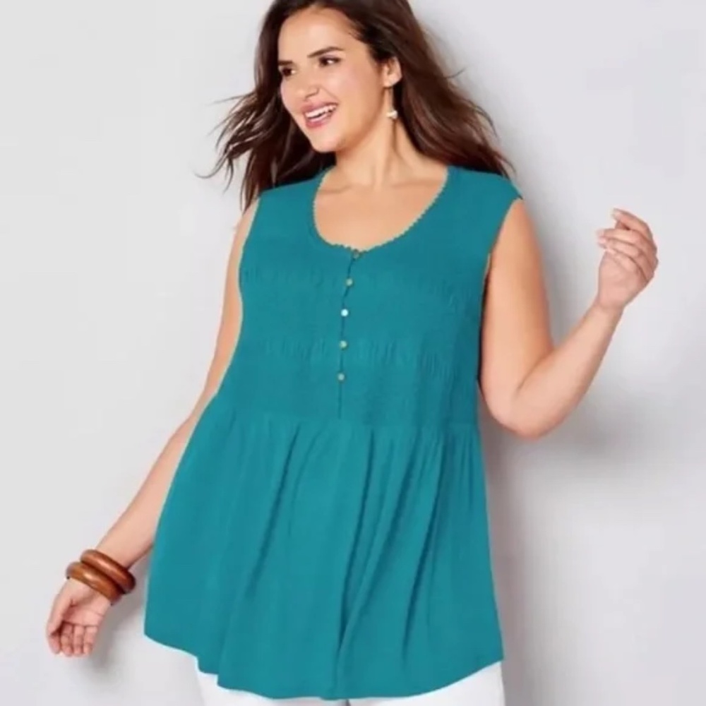Avenue Sleeveless Swing Top NWT Size 22/24